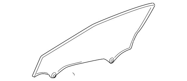 68102-02281 DOOR GLASS, LEFT