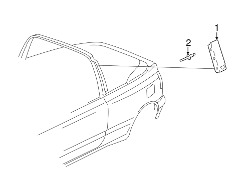 Cabrio EXTERIOR TRIM - PILLARS