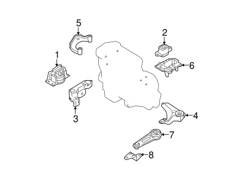 Versa ENGINE & TRANS MOUNTING