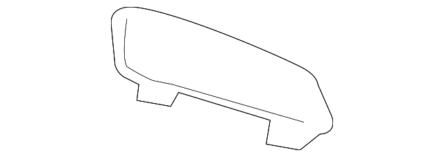 91081SA0009P BUMPER COVER PLATE, LEFT