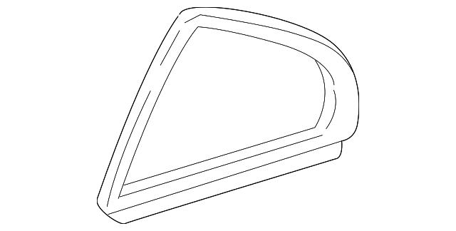 68189-30160 GLASS W'STRIP, LEFT