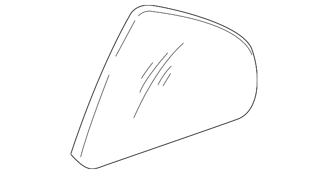 68123-30611 FIXED GLASS, RIGHT