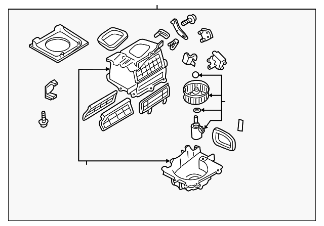 27200-4Z060 Деталь BLOWER ASSY