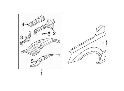 Sorento STRUCTURAL COMPONENTS & RAILS