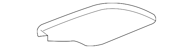 7661A037 Деталь REAR COVER, LEFT