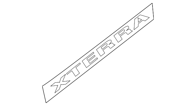 73160-7Z000 Деталь NAMEPLATE, RIGHT