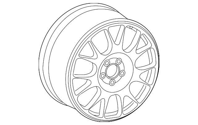 8P0-601-025-R-1H7 Деталь WHEEL, ALLOY
