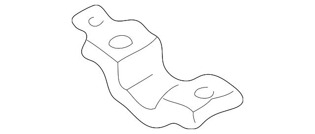 544800W001 Деталь LOWER CNTRL ARM BRACKET, RIGHT