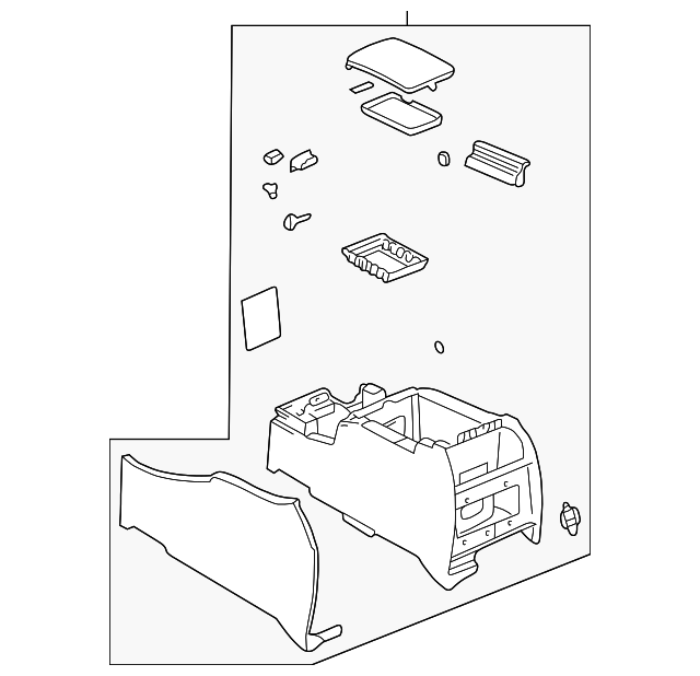 15082575 Деталь CONSOLE ASSY