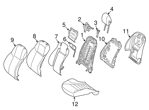 C300 PASSENGER SEAT COMPONENTS