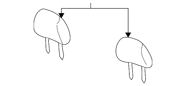 3L8Z78611A08DAD Деталь HEADREST, RIGHT