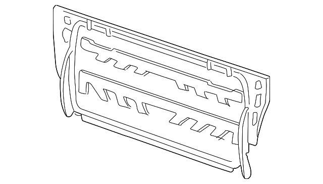 YL8Z78613A38CA Деталь SEAT BACK FRAME