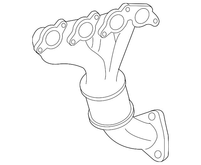 12607896 Деталь EXHAUST MANIFOLD