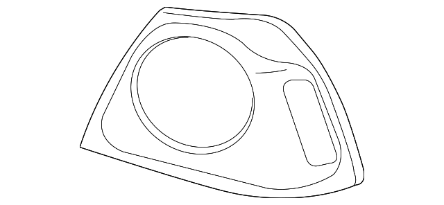 88956009 Деталь LAMP COVER, LEFT