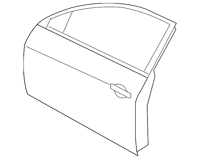 80100-9DC0A Деталь DOOR SHELL, RIGHT