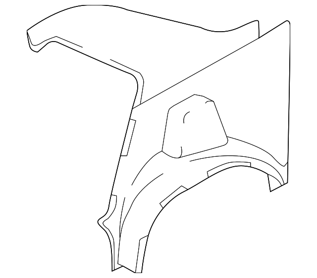 71602-2D510 Деталь INNER PANEL ASSY, RIGHT