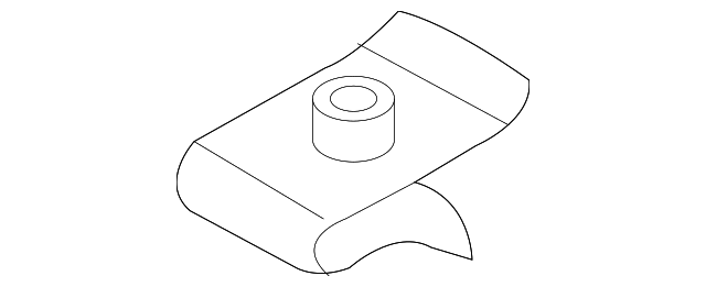 7232650Z01 Деталь FENDER LINER U-NUT, RIGHT