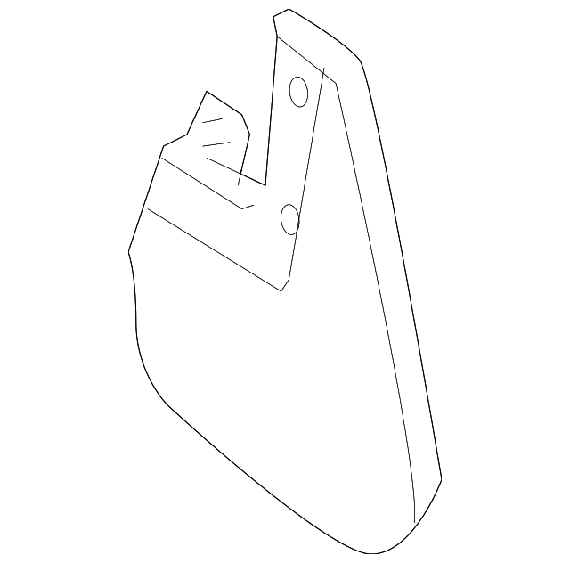 990B063002 Деталь MUD GUARD, LEFT