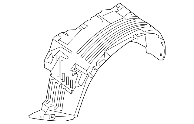 7232182Z10 Деталь FENDER LINER, RIGHT