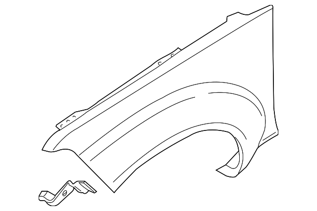 5861282Z00 Деталь FENDER, LEFT