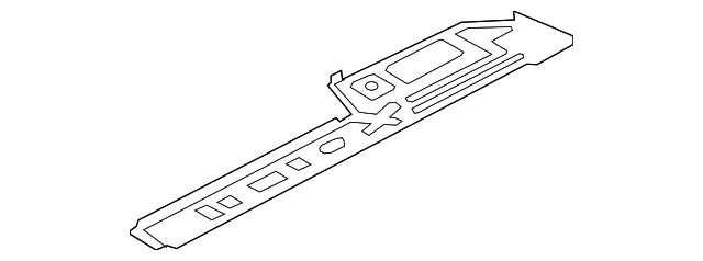 68091260AB RAIL COVER, RIGHT