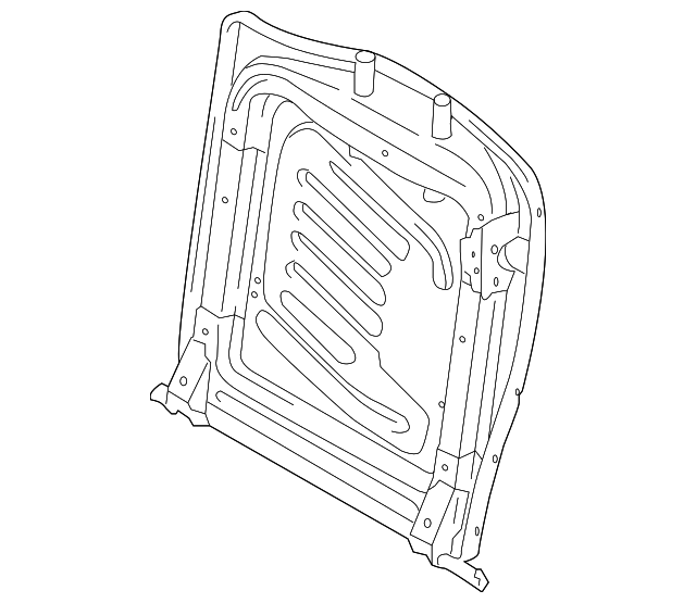 52-20-9-128-594 Деталь SEAT BACK FRAME, RIGHT
