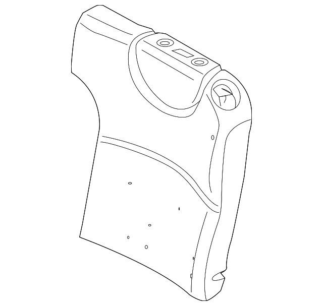 52-20-9-128-591 Деталь SEAT BACK PAD, LEFT