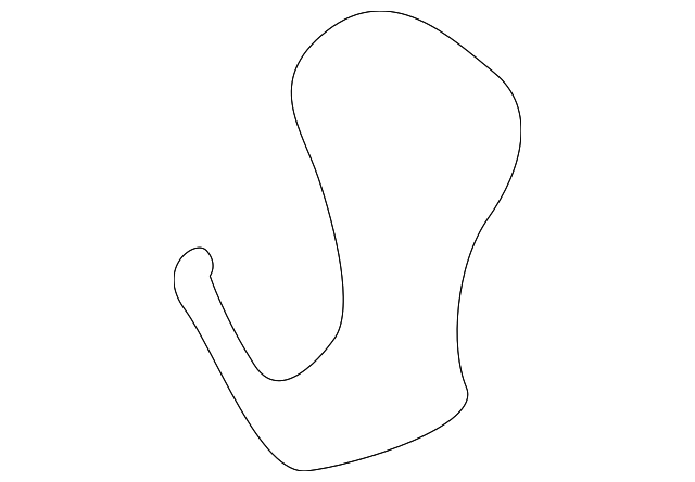 64725-33061 Деталь LOWER TRIM PANEL HOOK