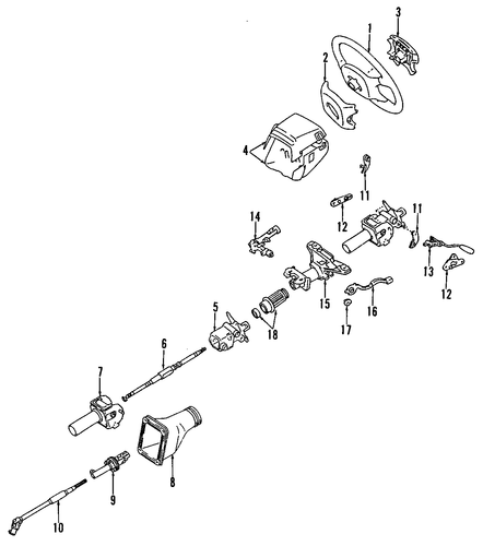 SC300 STEERING COLUMN 2