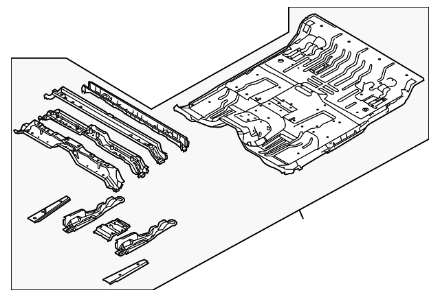 BL3Z-1611135-B Деталь FLOOR PAN