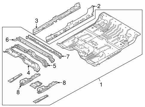 F-150 FLOOR - CAB
