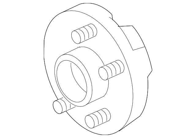 7B0-501-611-H Деталь HUB & BEARING, RIGHT