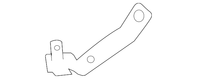 7B0-971-851 Деталь ABS SENSOR BRACKET, LEFT