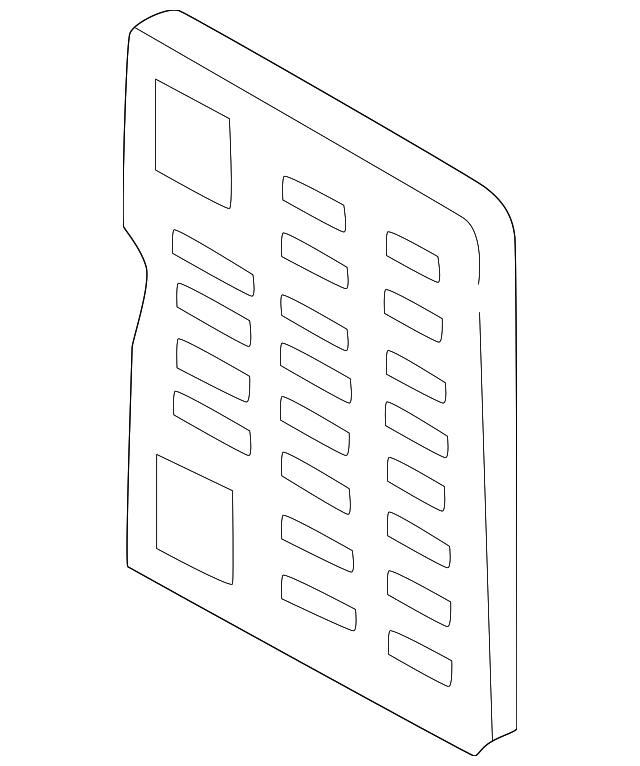 NC1066731A Деталь FUSE BOX COVER