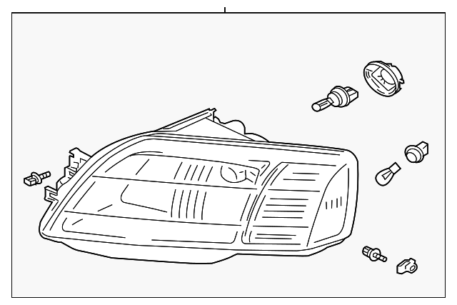 MN150663 Деталь HEADLAMP ASSY, LEFT