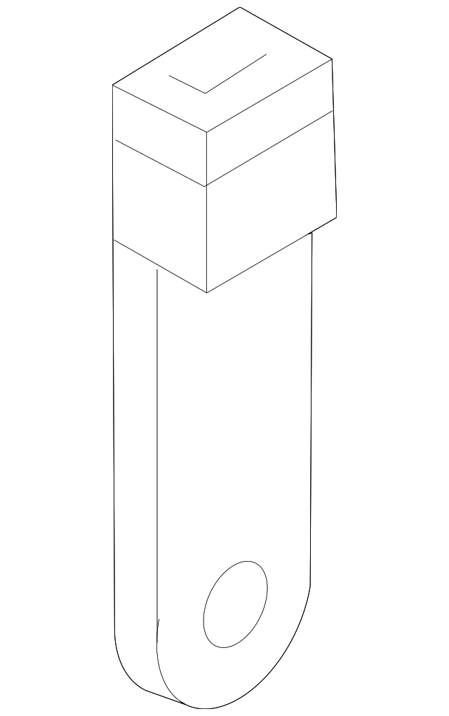 89023148 Деталь BUCKLE END, RIGHT