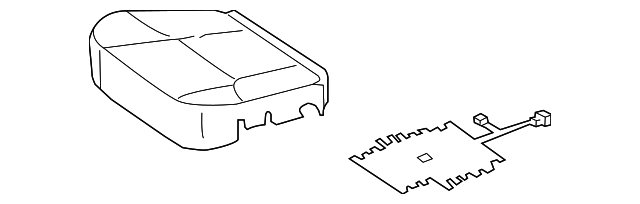 71071-3G300-E1 Деталь CUSHION COVER, RIGHT