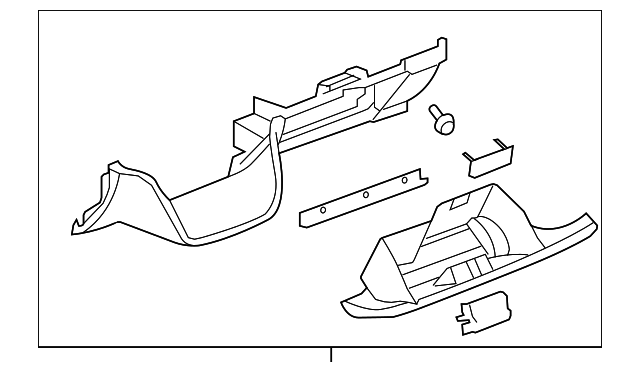 25828598 Деталь GLOVE BOX ASSY