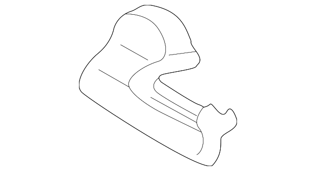 64115AE18AGG Деталь TRACK END COVER, RIGHT