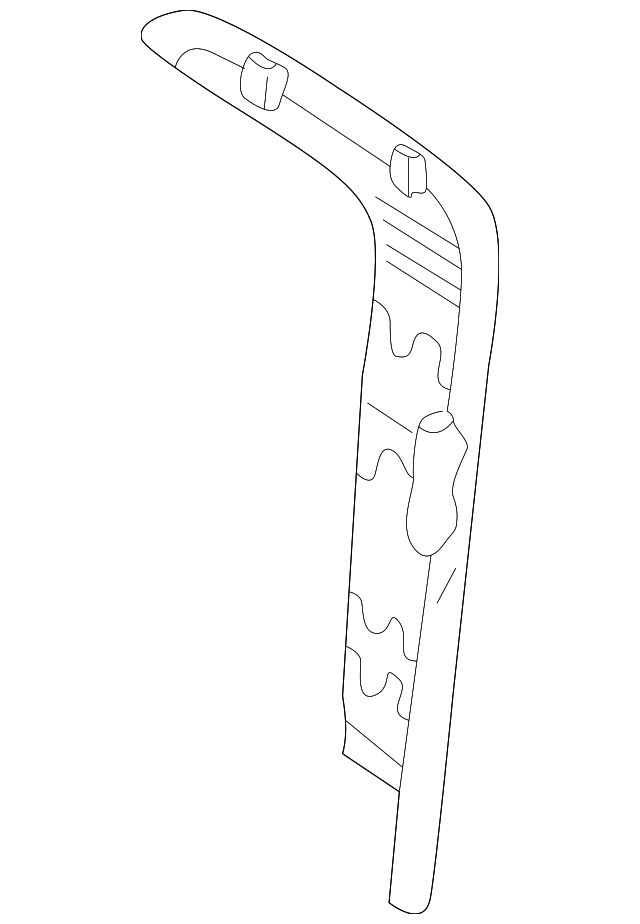 64110AE37A Деталь SEAT BACK FRAME, LEFT