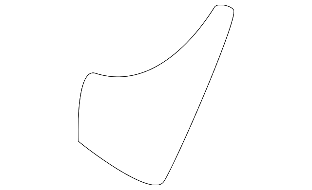 64130AE51A Деталь SEAT BACK PAD, LEFT