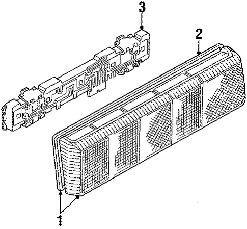 Quantum COMBINATION TAIL LAMPS