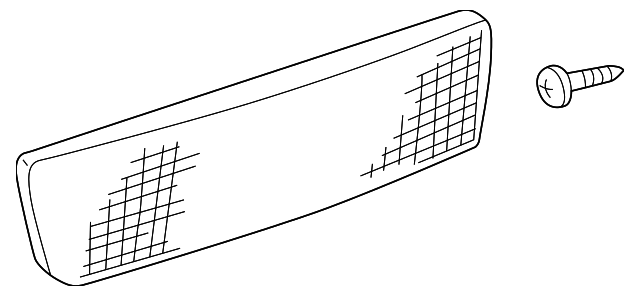 MN133368 Деталь REFLECTOR, RIGHT