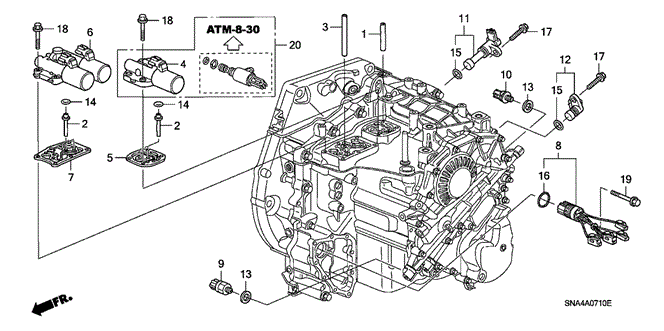 TRANSMISSION - AUTOMATIC/SOLENOID for 2006 Honda CIVIC SEDAN #1