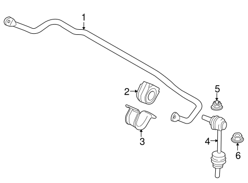 X6 STABILIZER BAR & COMPONENTS