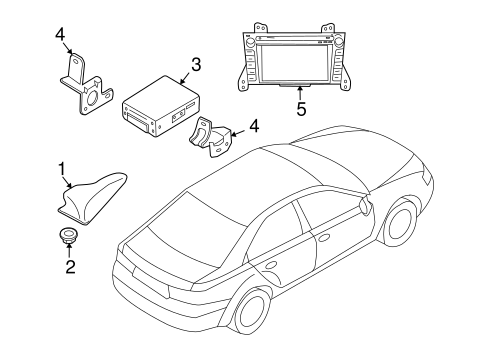 Sonata NAVIGATION SYSTEM COMPONENTS
