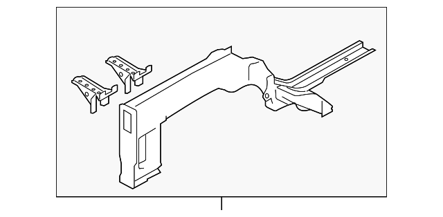 5860054L00 Деталь RAIL ASSY, RIGHT