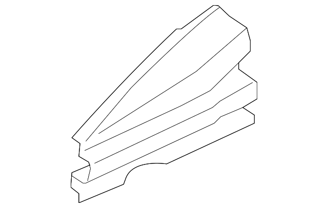 5946154L00 Деталь UPPER RAIL, LEFT