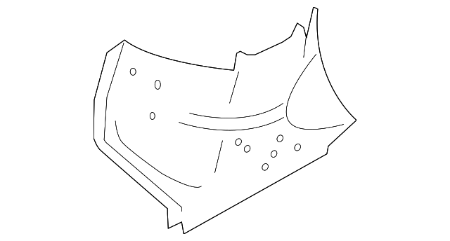 5841180J00 Деталь APRON PANEL, LEFT