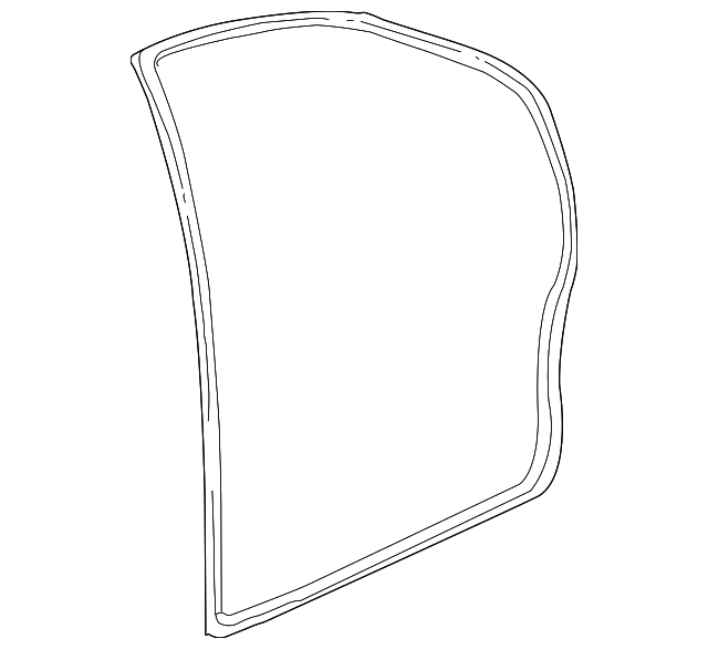 TM12XXXAC Деталь WEATHERSTRIP, LEFT
